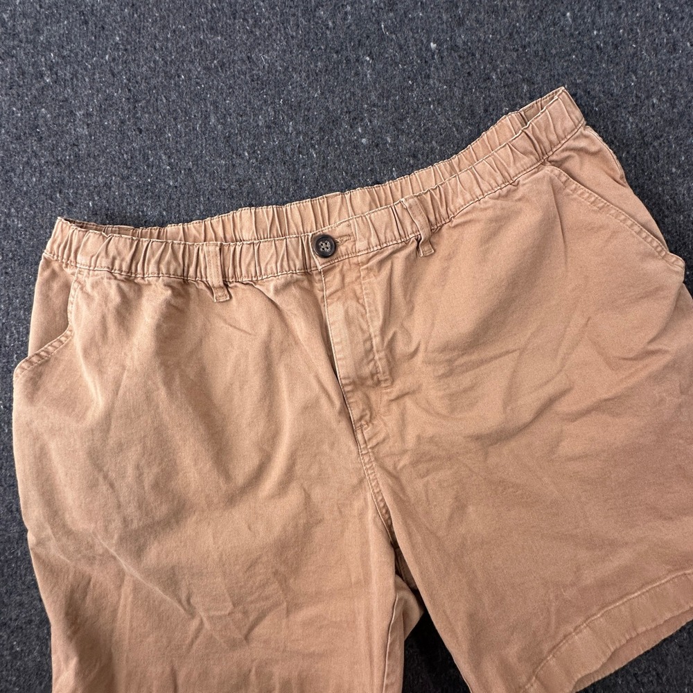 Chubbies Shorts Men XXL Brown Regular Fit 7" Inseam Elastic Waist Casual